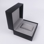 Watch Storage Box Manufacturer - Luxury Black PU Leather Custom