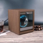 Watch Winder Manufacturer - Silent Walnut Wooden Self-Winding Glass