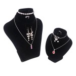 Jewelry Display Stand Manufacturer - Black Velvet Bust Bangle Holder