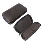Watch Packaging Pouch Manufacturer - Travel Vintage Crazy Horse Leather