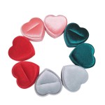 Ring Box Manufacturer - Custom Engagement Heart Shape Velvet