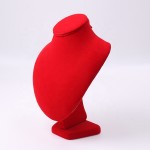 Jewelry Display Stand Manufacturer - High Quality Velvet Bust Mannequin