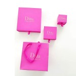 Gift Box Manufacturer - Custom Pink Rectangle Sliding Drawer