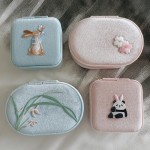 Travel Jewelry Case Manufacturer - Square Flannel Velvet Organizer Box