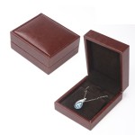 Jewelry Box Manufacturer - High Quality Brown PU Leather Packaging