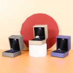 LED Ring Box Manufacturer - Light-Up Velvet PU Leather Wedding