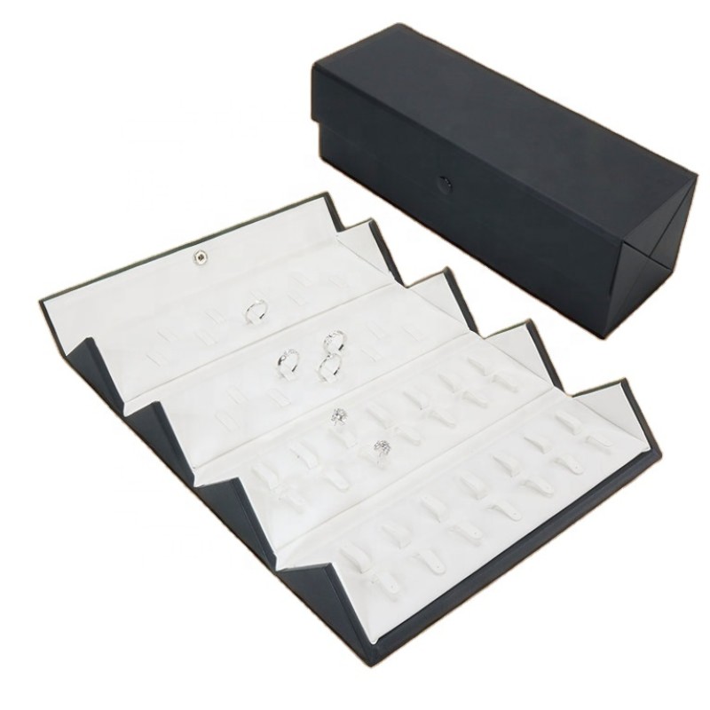 Leather Jewelry Organizer Manufacturer - Custom Portable Foldable Rings
