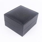 Watch Storage Box Manufacturer - Luxury Black PU Leather Custom