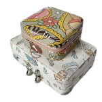 Travel Jewelry Case Manufacturer - Custom Logo Zipper Square Leather