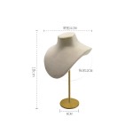 Jewelry Display Stand Manufacturer - Gold T Shape Metal Ring Organizer