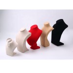 Jewelry Display Stand Manufacturer - High Quality Velvet Bust Mannequin