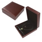 Jewelry Box Manufacturer - High Quality Brown PU Leather Packaging