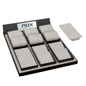 Jewelry Tray Manufacturer - New Fashion Black Removable Pad