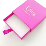 Gift Box Manufacturer - Custom Pink Rectangle Sliding Drawer