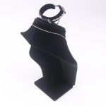 Jewelry Display Stand Manufacturer - Black Velvet Bust Bangle Holder