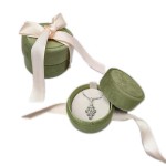 Velvet Ring Box Manufacturer - Round Velour Custom Logo Jewelry