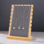 Necklace Display Stand Manufacturer - Large Capacity Bamboo Wooden