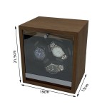 Watch Winder Manufacturer - Flexible Brown Wood 3 Watch Pillows