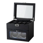 Watch Winder Manufacturer - Quiet 8+2 Motor Automatic Double Layer