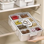 Serving Tray Manufacturer - Divided Portable Snack Fruit Compartment