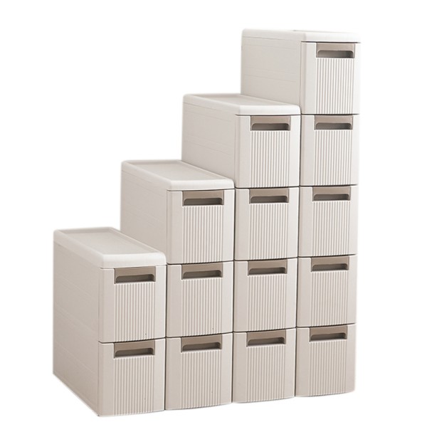Storage Cabinet Manufacturer - Modern Plastic Pulley Multi-Drawer