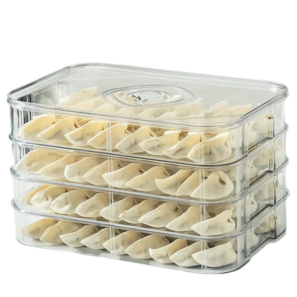 Food Storage Box Manufacturer - PET Material Vegetable Egg Dumpling
