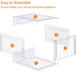 Shoe Organizer Manufacturer - Clear Plastic Stackable Magnetic
