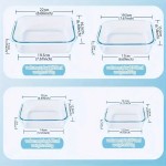 Glass Lunch Box Set Manufacturer - Light Weight Snap Locking Lids