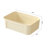 Desktop Storage Box Manufacturer - Cream Style Snack Organizing