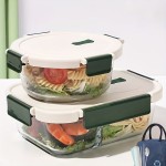 Glass Sealed Box Manufacturer - Round Bento Food Container