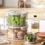 Plastic Crisper Manufacturer - Transparent Fridge Organization Bin