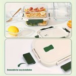 Airtight Lunch Box Manufacturer - Microwave Glass Bento 2-Grid