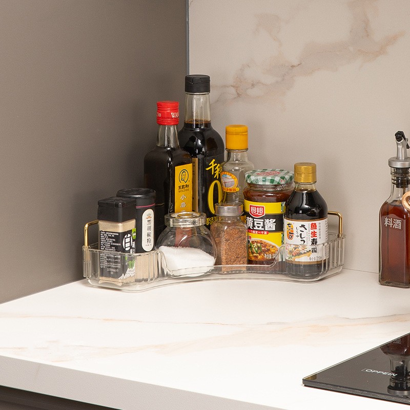 Corner Organizer Rack Manufacturer - Single Layer Triangle Shelf