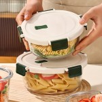 Glass Sealed Box Manufacturer - Round Bento Food Container