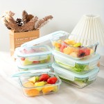 Rectangular Lunch Box Manufacturer - Microwavable Glass Bento Container