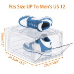 Shoe Organizer Manufacturer - Clear Plastic Stackable Magnetic