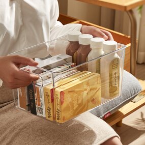 Cosmetic Organizer Manufacturer - Wholesale Transparent Rectangle Box