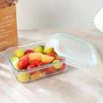 Rectangular Lunch Box Manufacturer - Microwavable Glass Bento Container