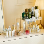 Cosmetic Storage Rack Manufacturer - Transparent Plastic Rectangular