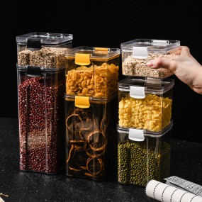 Food Storage Can Manufacturer - Transparent Plastic Sealed PET