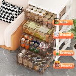 Storage Cabinet Manufacturer - Multi Layer Transparent Tea Color