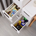 Bathroom Storage Cabinet Manufacturer - Plastic Pulley Crevice Drawer