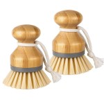 Dish Brush Manufacturer - Natural Sisal Bamboo Replaceable Head