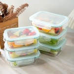 Rectangular Lunch Box Manufacturer - Microwavable Glass Bento Container