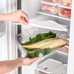 Refrigerator Organizer Manufacturer - Clear Stackable Freshness Preservation