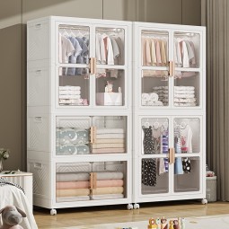 Folding Wardrobe Manufacturer - Plastic Durable Kids Clothes Organize