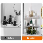 Corner Storage Rack Manufacturer - Fan Shape 2 Tier Triangular