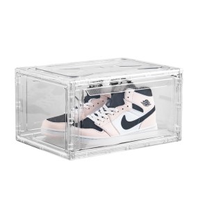 Shoe Storage Container Manufacturer - Luxury Transparent Stackable