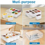 Serving Tray Manufacturer - Divided Portable Snack Fruit Compartment