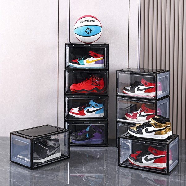 Shoe Storage Box Manufacturer - Magnetic Stackable Foldable Acrylic